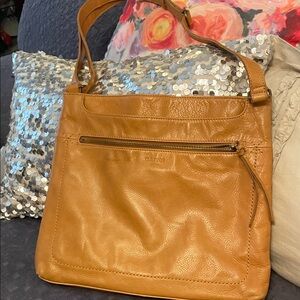 Margot Caramel Leather Shoulder Bag
